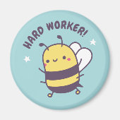 Schattigee bij hardwerker doodle magneet (Voorkant)