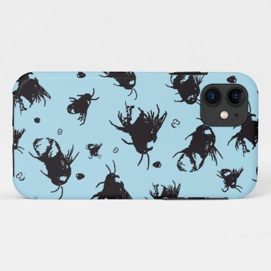 Schattigee bij stoere iPhone hoesje | Verjaardagsc (Achterkant (horizontaal))