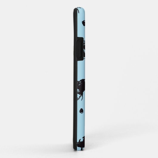 Schattigee bij stoere iPhone hoesje | Verjaardagsc (Achterkant/rechts)