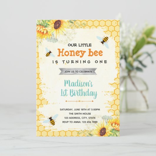 Schattigee bij thema verjaardagsfeestje kaart (Staand voorkant)