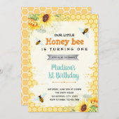 Schattigee bij thema verjaardagsfeestje kaart (Voorkant / Achterkant)