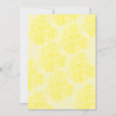 Schattigee bij twee gele zwarte tweede verjaardags kaart (Achterkant)