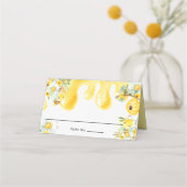 Schattigee Bijen Geel Bloemen Honing Verjaardag Ba Plaatskaartje (Achterkant)