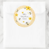 Schattigee bijen thema Sticker (Tas)