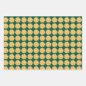 Schattigee bijen verpakken papier. Cadeauverpakkin Inpakpapier Vel (Voorkant 3)