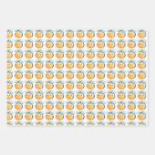 Schattigee bijen verpakken papier. Cadeauverpakkin Inpakpapier Vel (Voorkant)