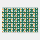 Schattigee bijen verpakken papier. Cadeauverpakkin Inpakpapier Vel (Voorkant 3)