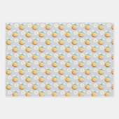 Schattigee bijen verpakken papier. Cadeauverpakkin Inpakpapier Vel (Voorkant 3)