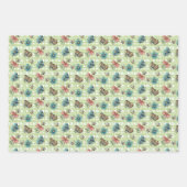 Schattigee bijen, vlinders, bloemen en lieveheersb inpakpapier vel (Voorkant 2)