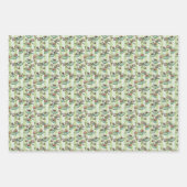 Schattigee bijen, vlinders, bloemen en lieveheersb inpakpapier vel (Voorkant)