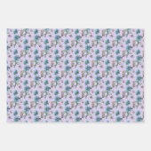 Schattigee bijen, vlinders, bloemen en lieveheersb inpakpapier vel (Voorkant 3)