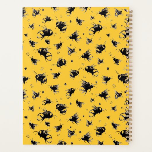 Schattigee bijendoodle | Perfect cadeau voor Natuu Planner (Achterkant)