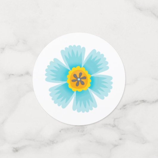 Schattigee bijenhoningraat confetti (Kleine voorkant)