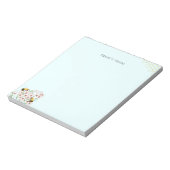 Schattigee Bijenhoningraat gradiënt Gepersonalisee Notitieblok (Linkerzijde)