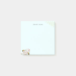 Schattigee Bijenhoningraat gradiënt Gepersonalisee Post-it® Notes