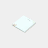 Schattigee Bijenhoningraat gradiënt Gepersonalisee Post-it® Notes (Schuin)