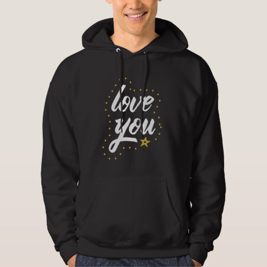 Schattigee bijpassende afbeeldingen voor koppels - hoodie (Voorkant)