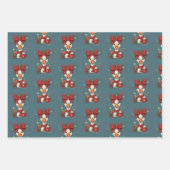 Schattigee Bijpassende Kerst Gans Funny Family Duc Inpakpapier Vel (Voorkant)