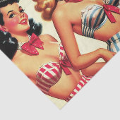 Schattigee  Bikini Pin-ups Tissuepapier (Detail)