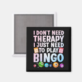 Schattigee Bingo Nieuwigheid Voor Mannen Vrouwen B Magneet (Voorkant / Achterkant)