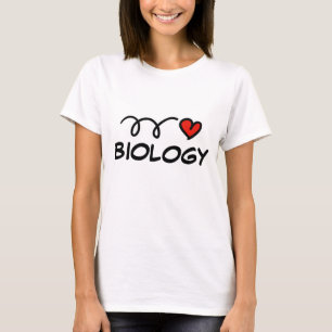 Schattigee Biologie t shirten voor docenten en afg T-shirt