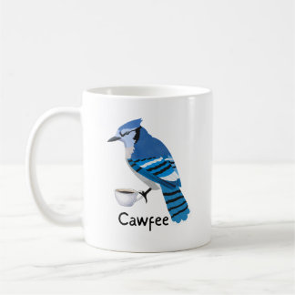 Schattigee Bird Cawfee Mok, Koffieliefhebber Gift, Koffiemok