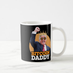 Schattigee Bitcoin Daddy Trump Crypto King Money E Koffiemok