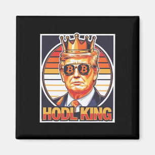 Schattigee Bitcoin King Trump Crypto Shades Toekom Magneet