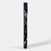 Schattigee Black Floral Wildflower naam Case-Mate iPhone Case (Achterkant / Rechts)