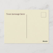 Schattigee BlackBerry Pie Bericht toevoegen Briefkaart (Achterkant)