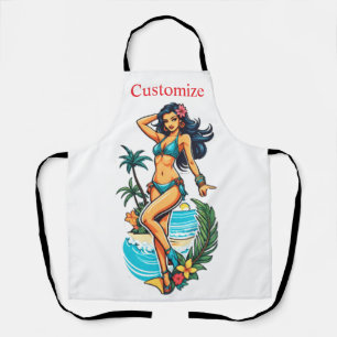Schattigee Blackhaired Bikini Beach Girl Thunder_C Schort