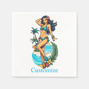 Schattigee Blackhaired Bikini Beach Girl Thunder_C Servet