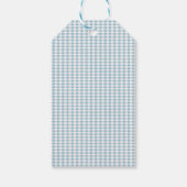 Schattigee Blauwe Clothesline Cactus Cowboy Baby s Cadeaulabel (Achterkant)