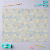 Schattigee Blauwe Daisy floral decoupage Tissuepapier (Craft)