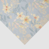 Schattigee Blauwe Daisy floral decoupage Tissuepapier (Detail)