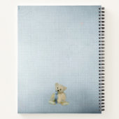 Schattigee Blauwe Fotobrieven aan mijn Zoon Keepsa Notitieboek (Achterkant)