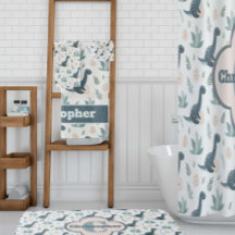 Schattigee Blauwe Groene Dinosaurus met Naam