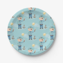 Schattigee Blauwe Piratenjongen