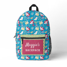 Schattigee Blauwe Retro Harten Vogels Mokken