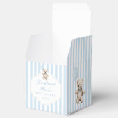 Schattigee blauwe teddybeer met ballon baby boy do bedankdoosjes (Geopend)