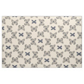 Schattigee Blauwe Vlinders & Custom Bold Monogram Stof (Fat Quarter)
