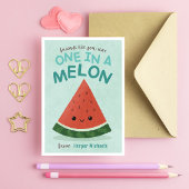 Schattigee Blauwe Watermeloen School Classroom Val Kaart