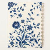 Schattigee Blauwe Wilg China Print Planner (Achterkant)