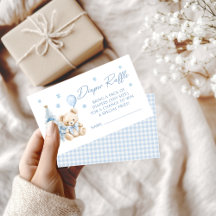 Schattigee Blauwe Winter Teddy Bear Baby Boy Luier