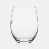 Schattigee Blauwgroen Bachelorette Bruids Partij M Wijnglas Zonder Voet (Links)