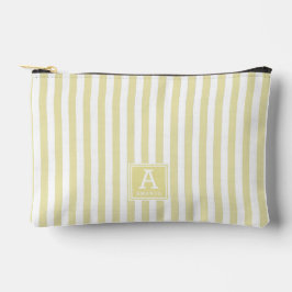 Schattigee Bleke goudenrod strepen monogrammed Ini Etui