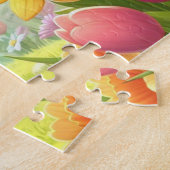 Schattigee, blije lenteeekhoorn legpuzzel (Zijkant)