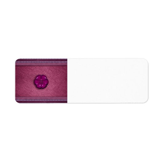Schattigee Bloem Button Etiket (Voorkant)