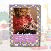 Schattigee Bloemen Afstuderen Gifts voor Kleutersc Fotoblokken