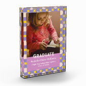 Schattigee Bloemen Afstuderen Gifts voor Kleutersc Fotoblokken (Links)